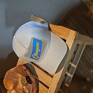 Mens new era trucker style adjustable chargers hat